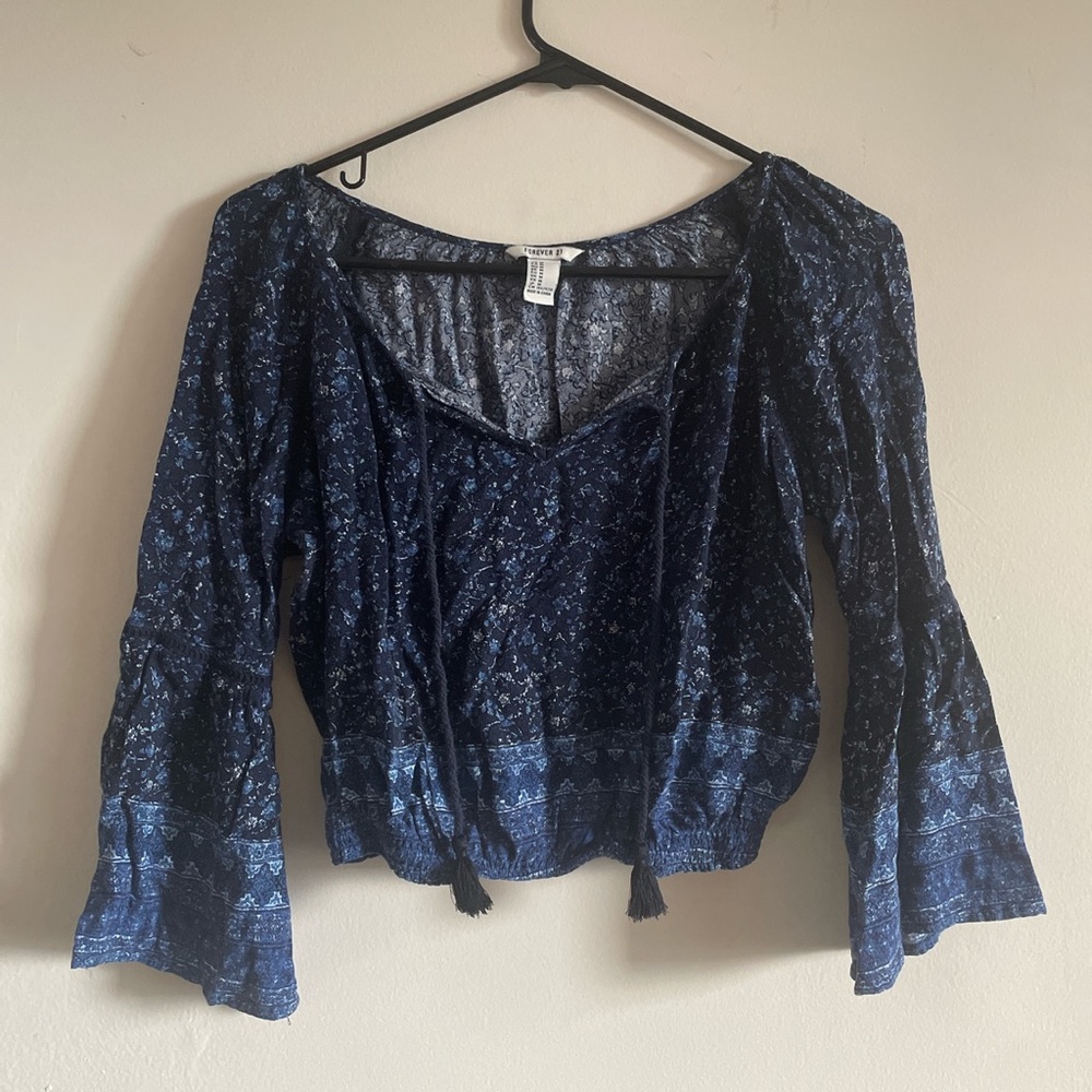 Floral Boho Crop Top